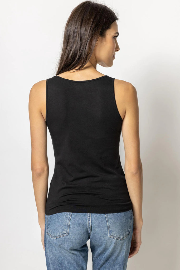 SCOOP TANK (BLACK) - LILLA P