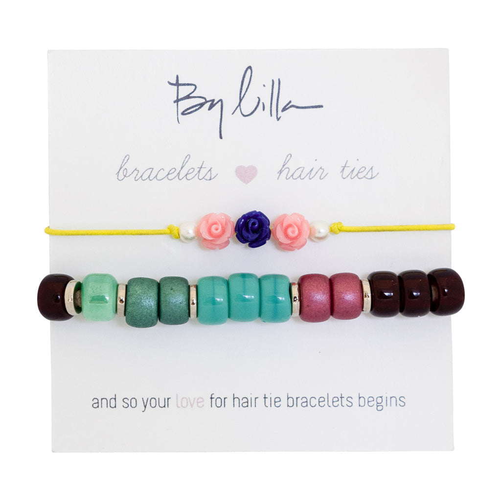 NEON FLOWER HAIR STACKS - BY LILLA
