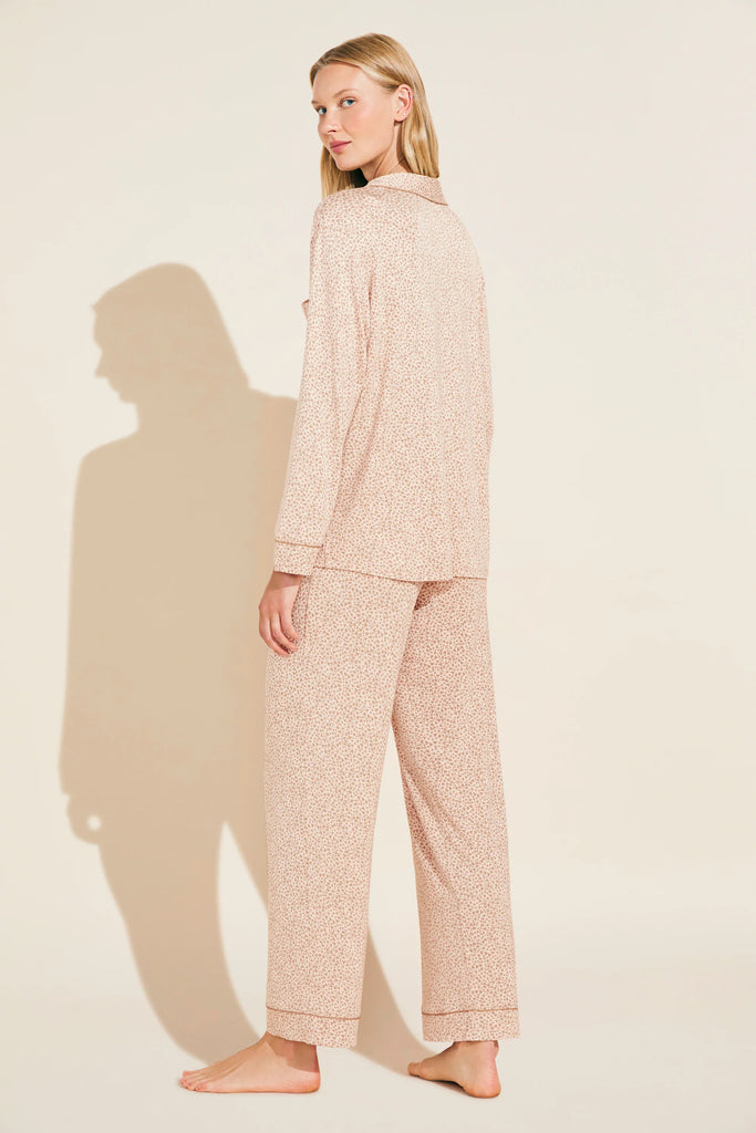 GISELE PRINTED LONG SLEEVE PJ SET (ANIMAL HEARTS) - EBERJEY