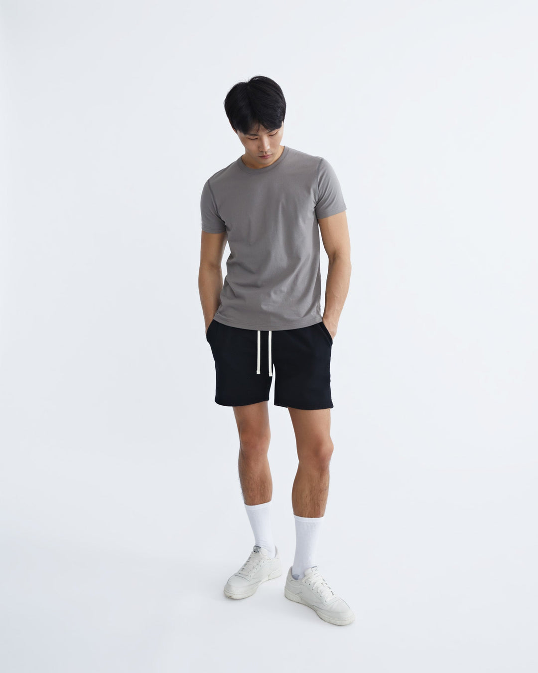 COTTON JERSEY TEE (QUARRY) - REIGNING CHAMP
