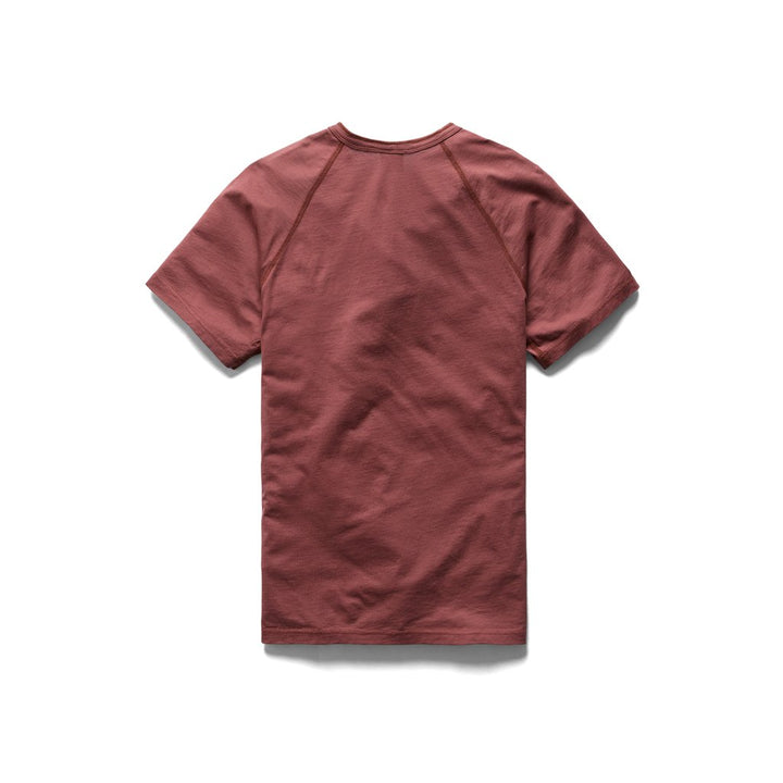 COTTON JERSEY HENLEY TEE (RUSSET) - REIGNING CHAMP