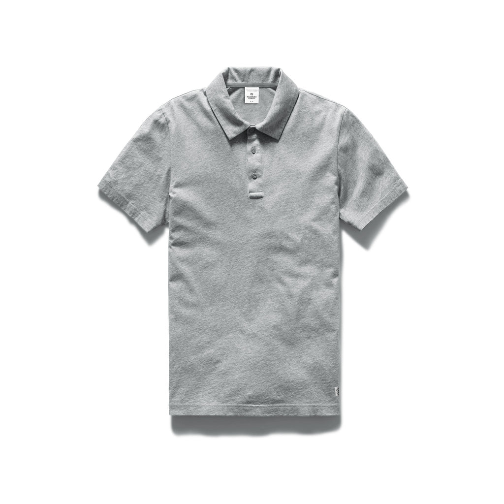 PIMA JERSEY POLO (GREY) - REIGNING CHAMP