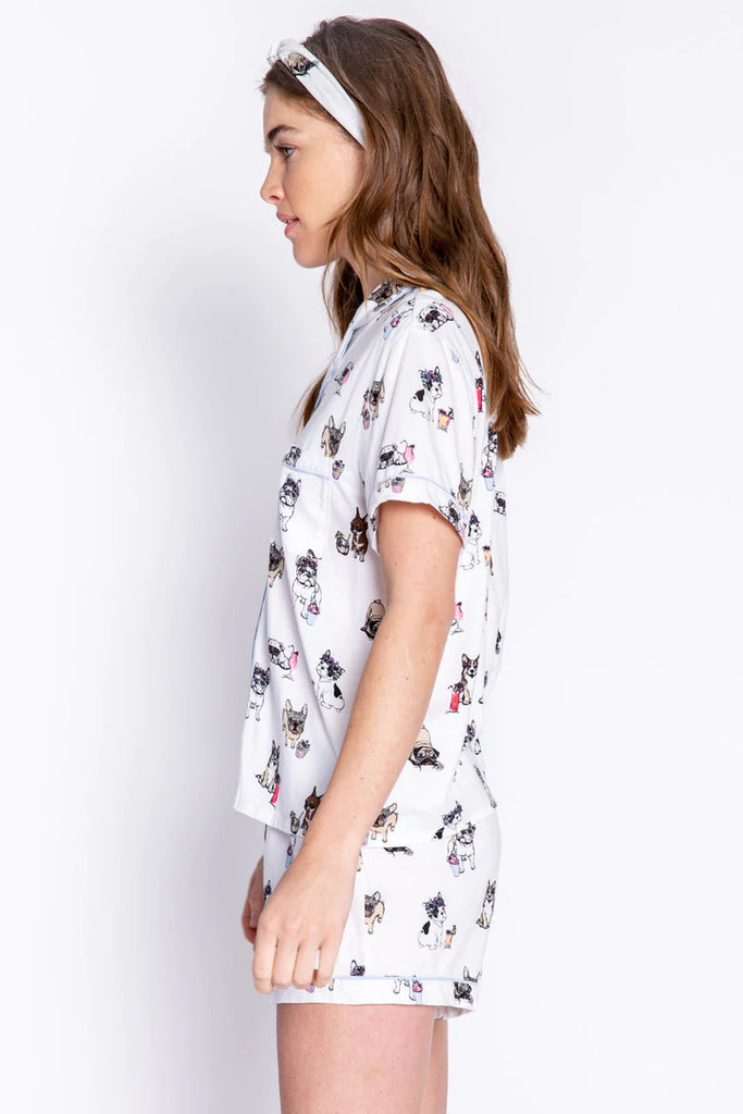 PLAYFUL PRINTS DOGS PJ SET - PJ SALVAGE