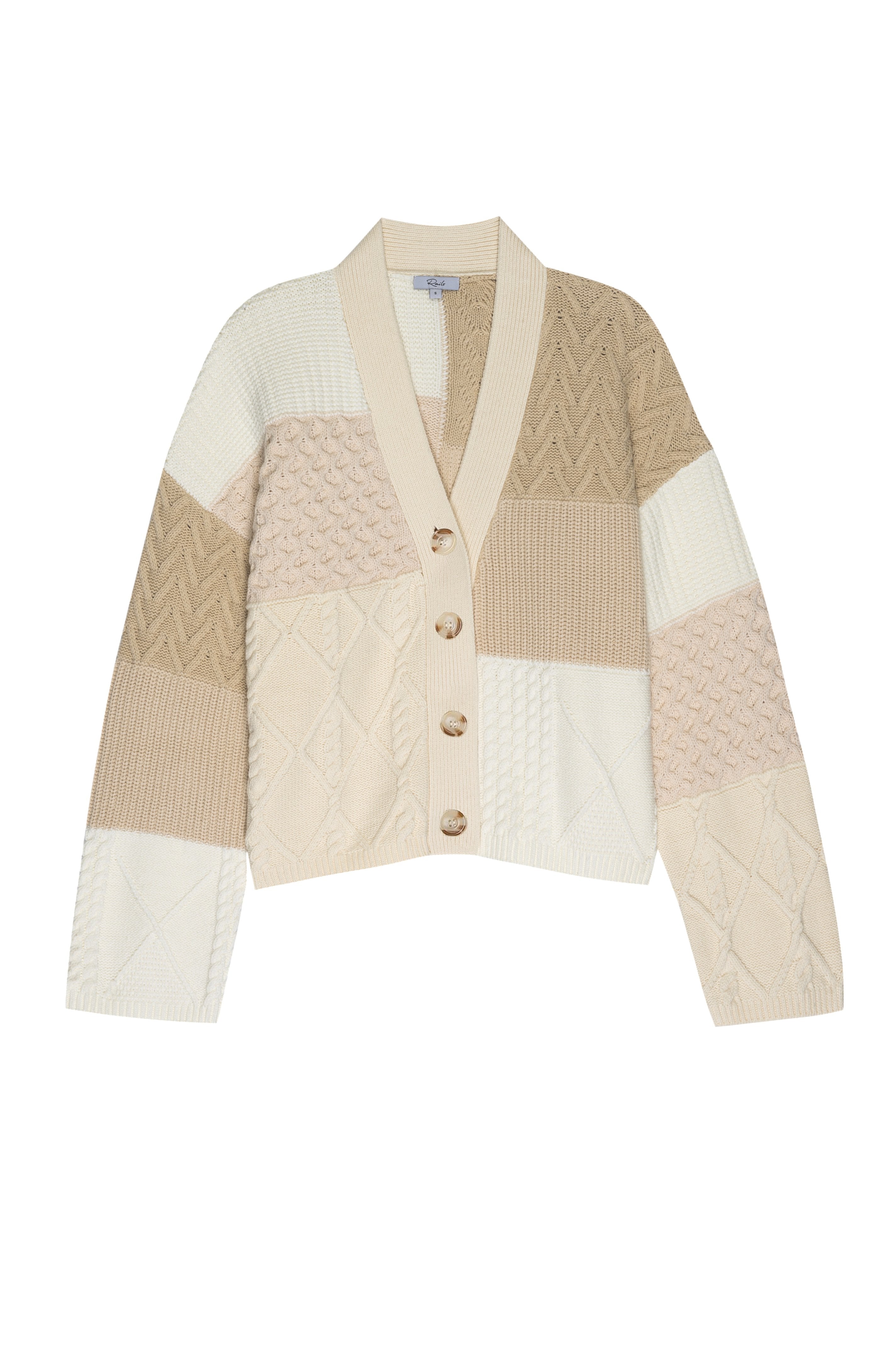 Cos patchwork deals oversized cardigan