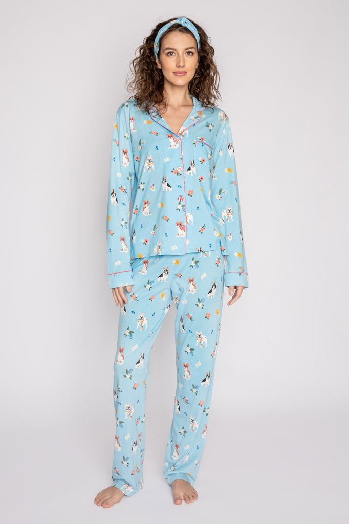 PLAYFUL PRINTS DOGS PJ SET - PJ SALVAGE