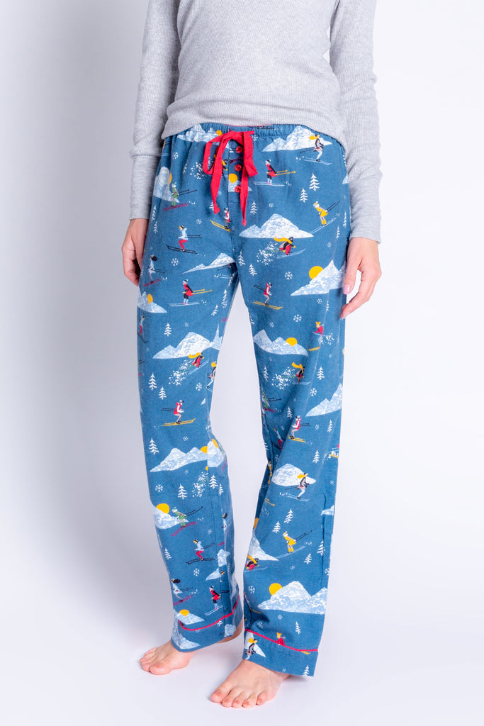SKI PRINTED FLANNEL PANTS - PJ SALVAGE