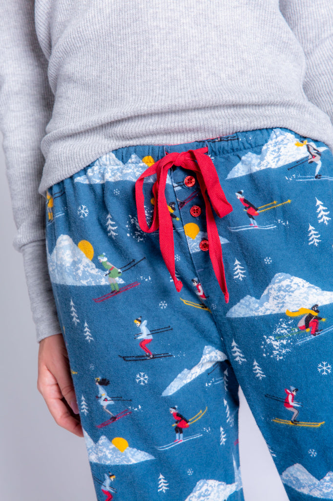 SKI PRINTED FLANNEL PANTS - PJ SALVAGE