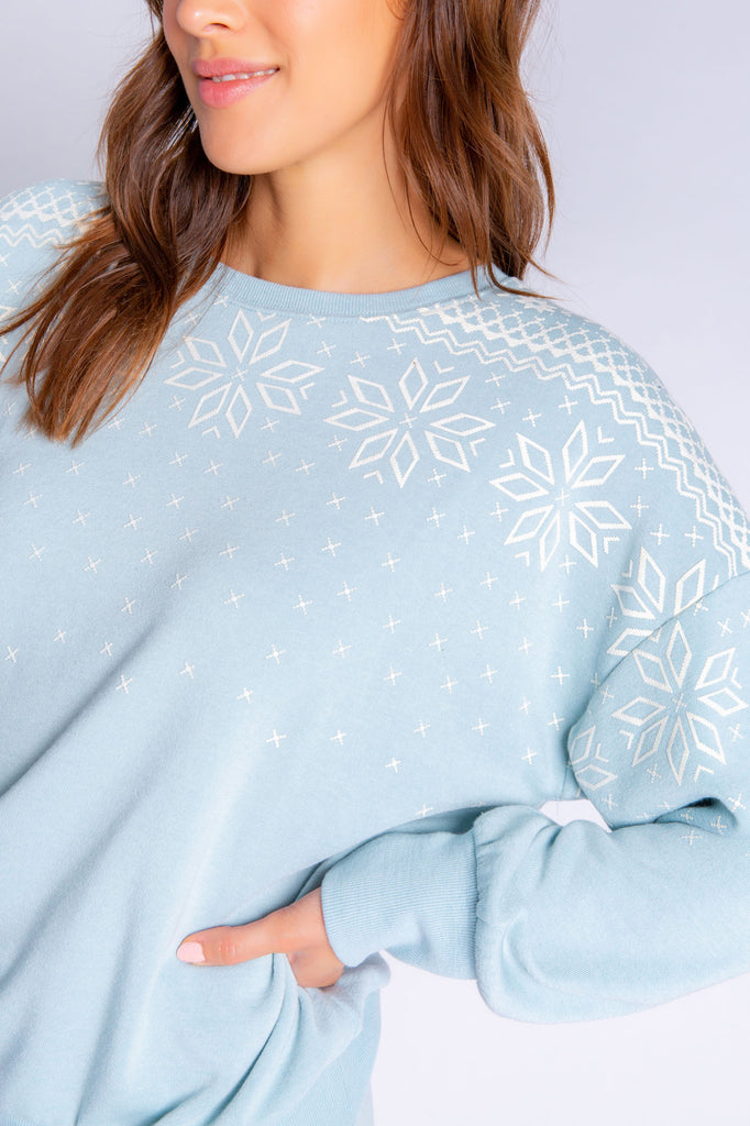 MOUNTAIN BOUND FAIR ISLE TOP - PJ SALVAGE
