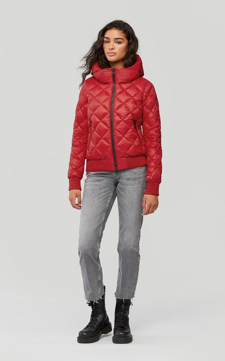 SENNA LIGHTWEIGHT DOWN BOMBER (RUBY) - SOIA & KYO