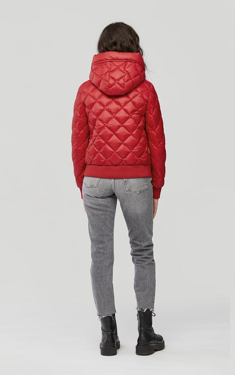 SENNA LIGHTWEIGHT DOWN BOMBER (RUBY) - SOIA & KYO