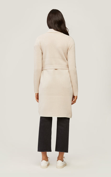 STELLA KNIT COATIGAN WITH BELT - SOIA & KYO