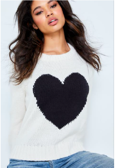 MAD LOVE SWEATER (SNOW) - LISA TODD