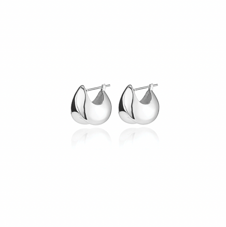ARLO PUFF EARRINGS (SILVER) - JENNY BIRD