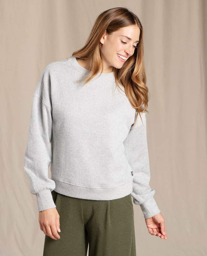 BYRNE PULLOVER (HEATHER GREY) - TOAD&CO