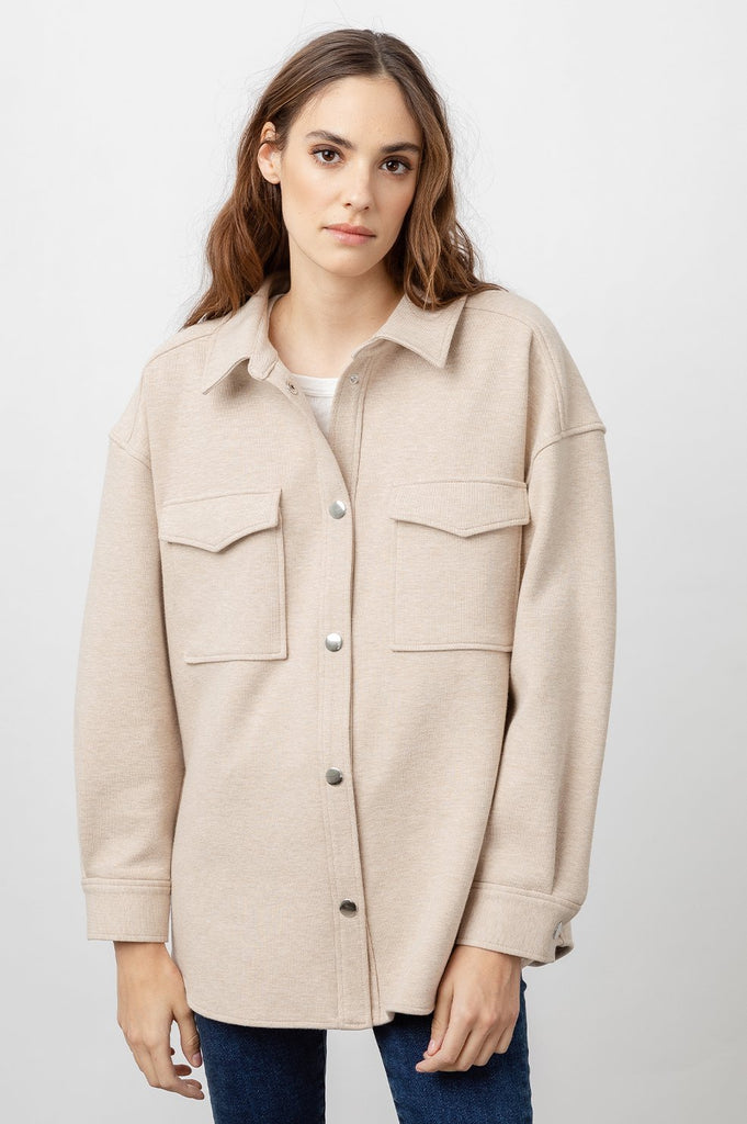 TURNER SHIRT JACKET (OATMEAL) - RAILS