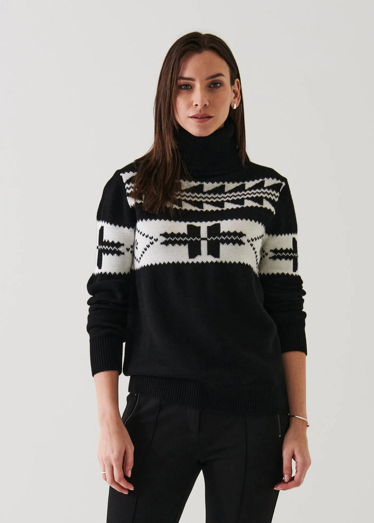 FAIR ISLE CLASSIC TURLENECK - PATRICK ASSARAF