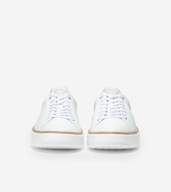 WOMENS TOPSPIN SNEAKER (WHITE) - COLE HAAN