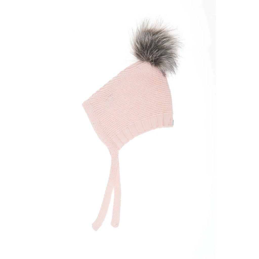 POM POM HAT (PINK) - BEBA BEAN