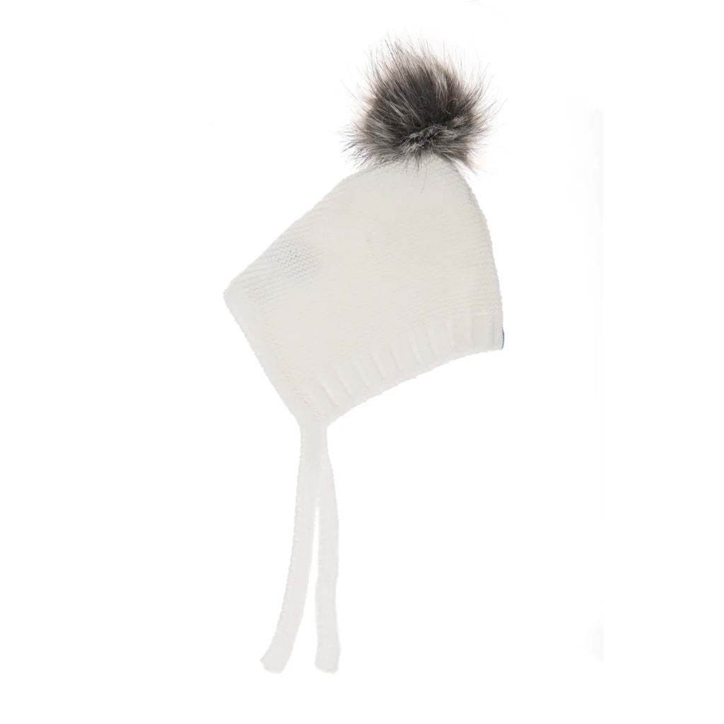 POM POM HAT (IVORY) - BEBA BEAN