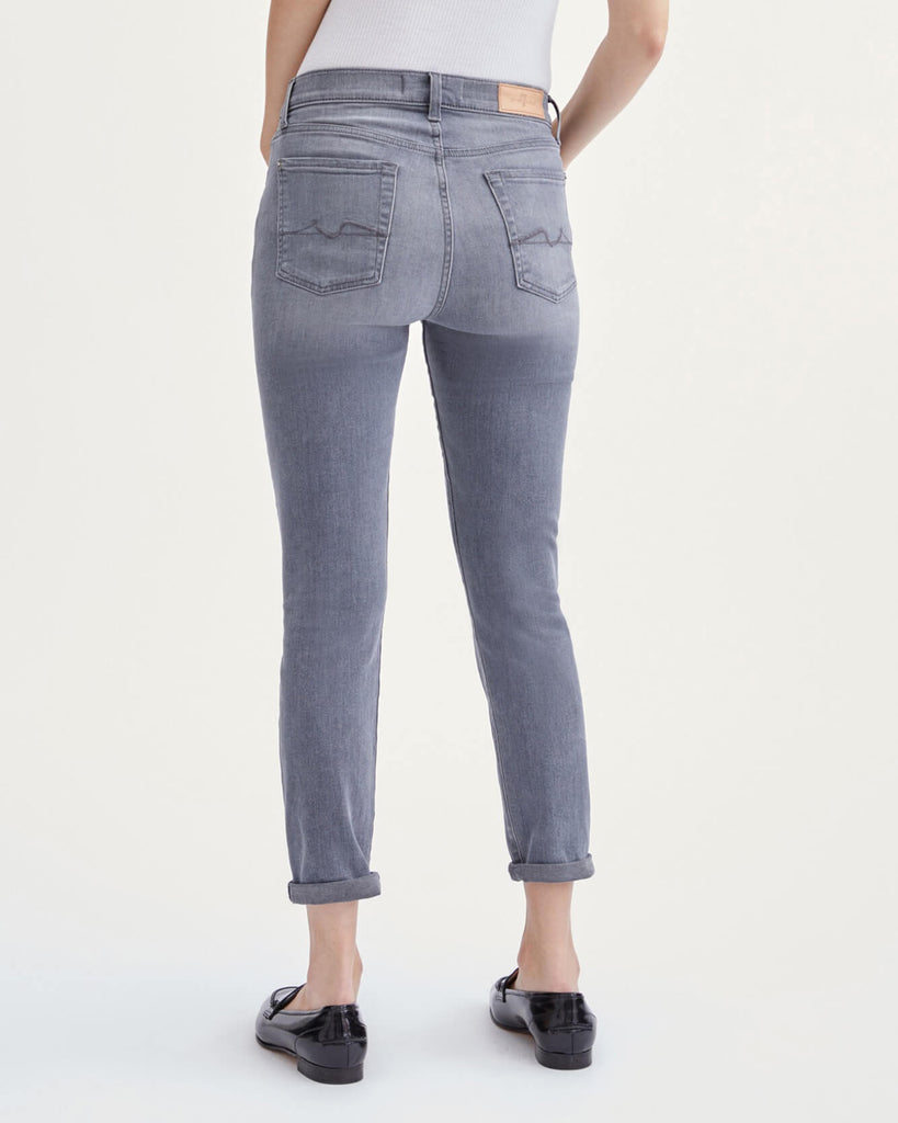 LUXE VINTAGE JOSEFINA BOYFRIEND SKINNY (CHER GREY) - 7 FOR ALL MANKIND