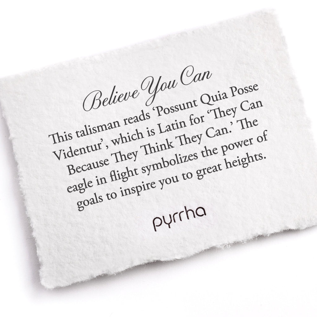 BELIEVE YOU CAN NECKLACE (18") - PYRRHA