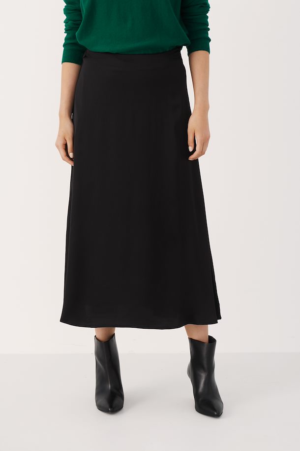 LILYANN SLIP SKIRT (BLACK) - PART TWO