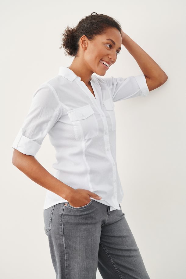 CORTNIA SHIRT (BRIGHT WHITE) - PART TWO