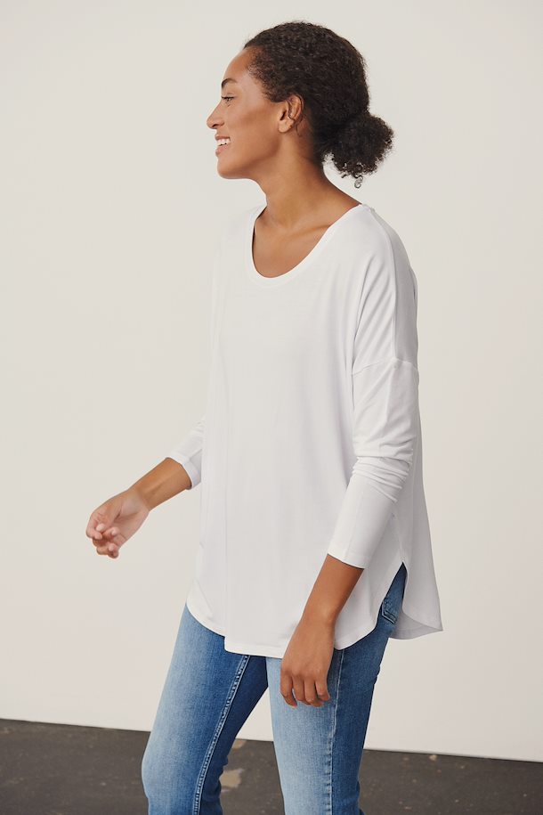 FALA LONG SLEEVE TEE (BRIGHT WHITE) - PART TWO