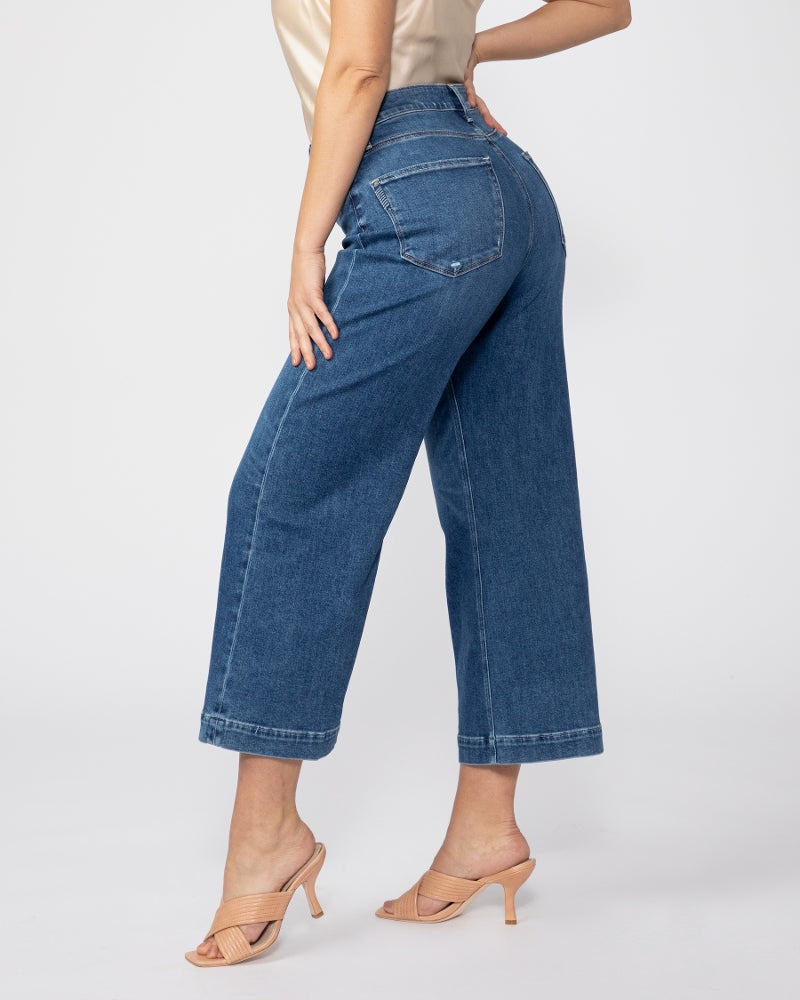 SPOTLIGHT JEAN (EIFFEL DISTRESSED) - PAIGE
