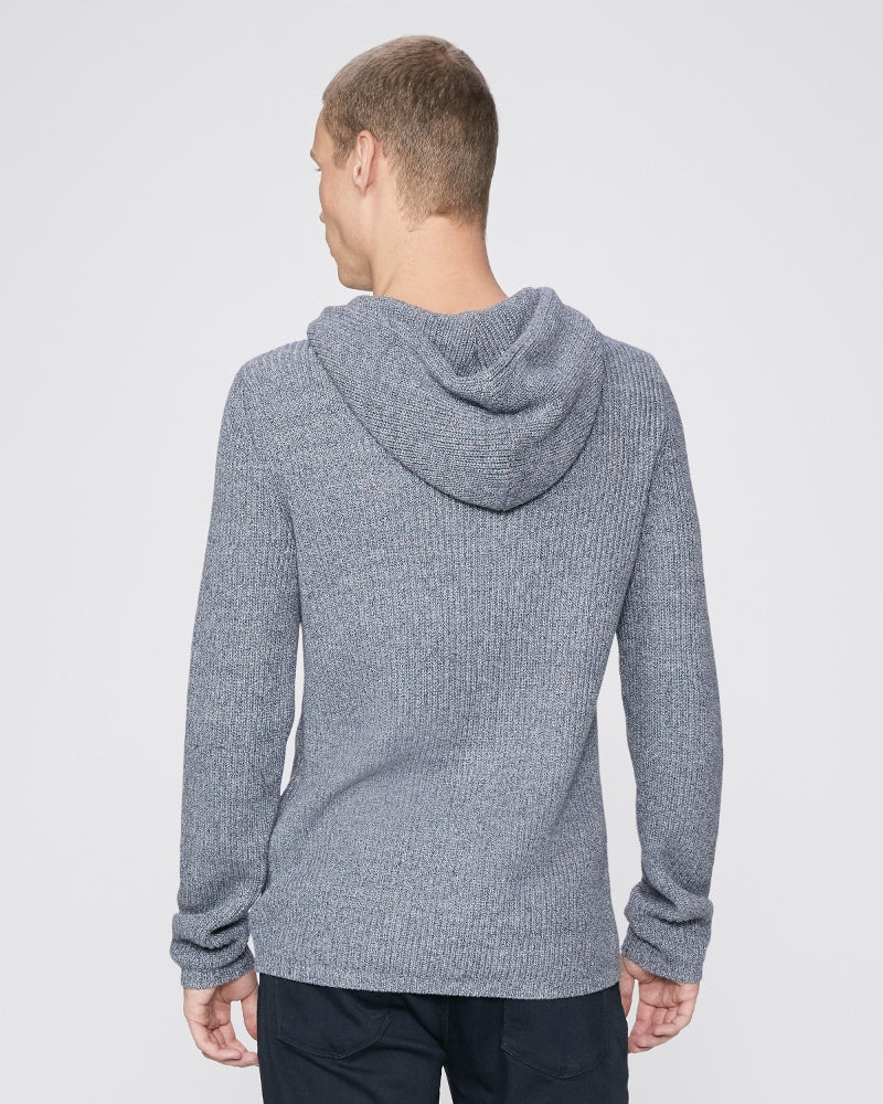 BOWERY PULLOVER SWEATER (NAVY) - PAIGE