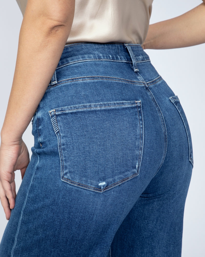 SPOTLIGHT JEAN (EIFFEL DISTRESSED) - PAIGE