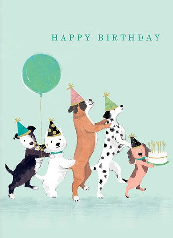 BIRTHDAY DOG CONGA - PAPER E. CLIPS