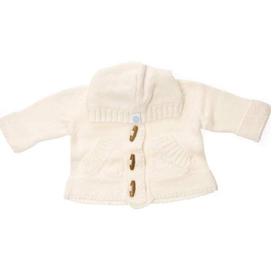 KNIT HOODIE (IVORY) - BEBA BEAN