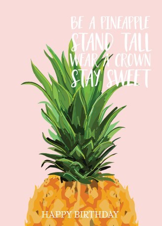 BE A PINEAPPLE STAND TALL- PAPER E. CLIPS