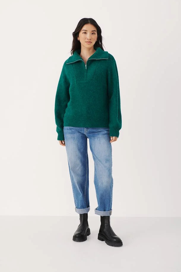 RAHEEN PULLOVER (EVERGREEN) - PART TWO