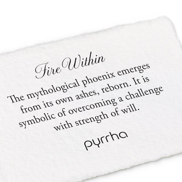 FIRE WITHIN DIAMOND SET NECKLACE - PYRRHA