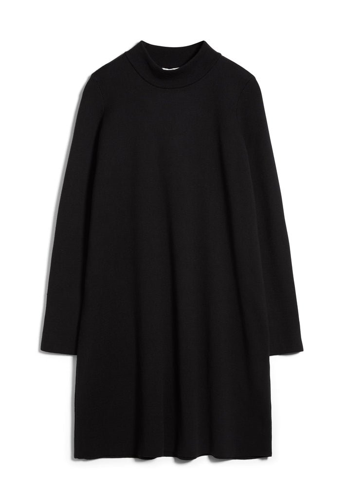 FRIADAA KNIT DRESS (BLACK) - ARMEDANGELS