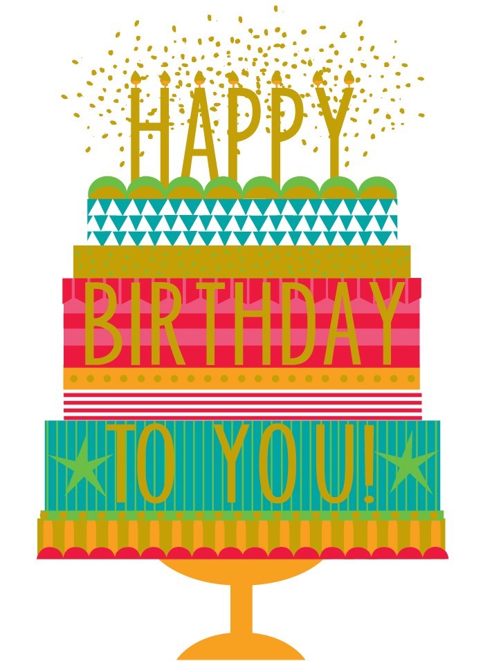 BIRTHDAY CONFETTI CAKE - PAPER E. CLIPS