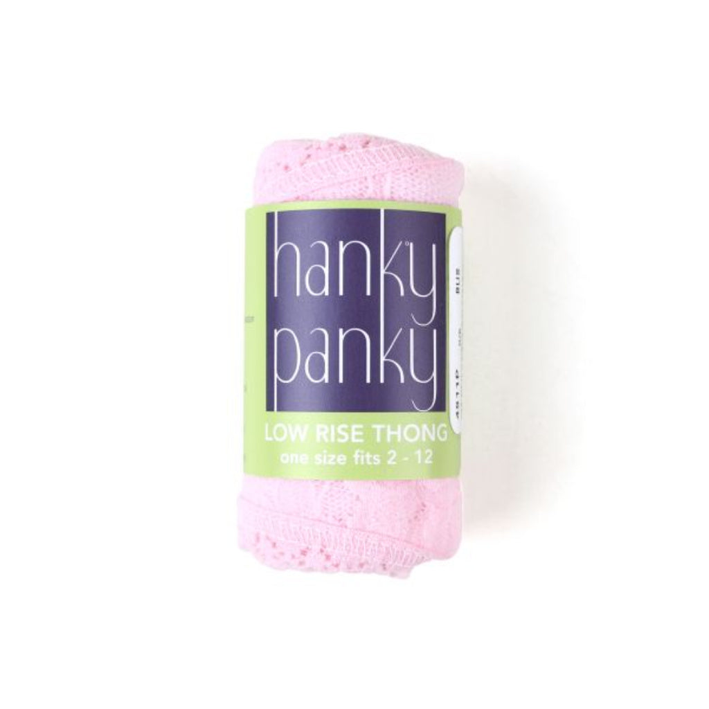 LOW RISE THONG (BLISS PINK)- HANKY PANKY