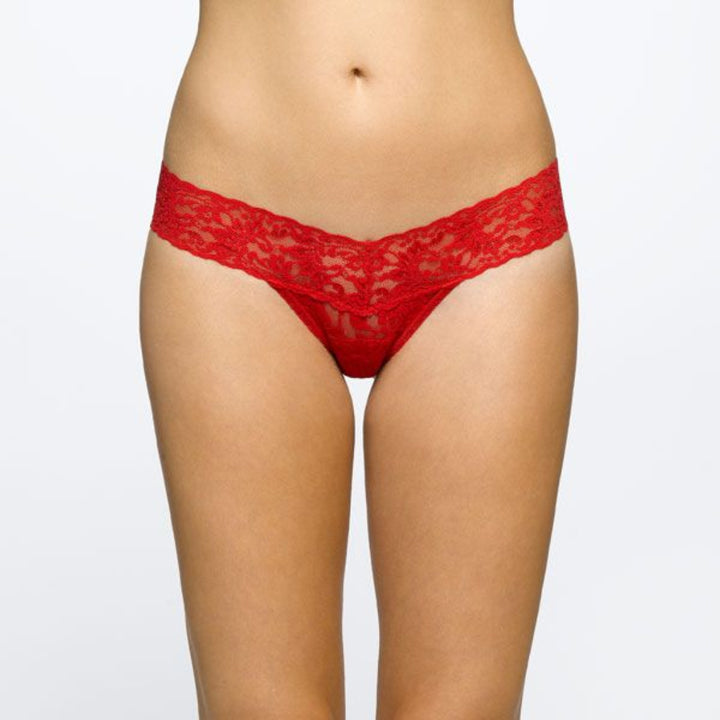 LOW RISE THONG (RED)- HANKY PANKY