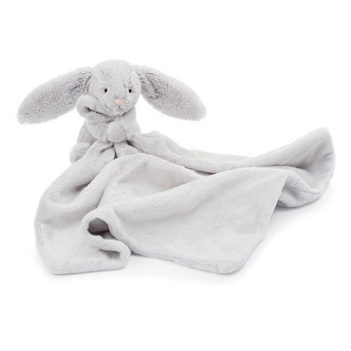 BASHFUL GREY BUNNY SOOTHER - JELLYCAT