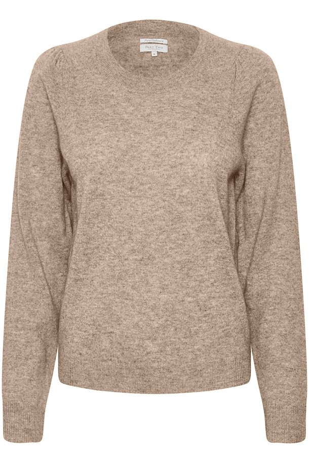 EVINA CASHMERE PULLOVER (CAMEL) - PART TWO