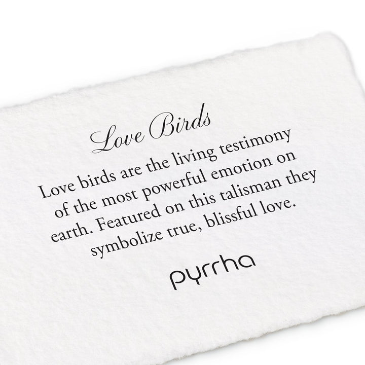 LOVE BIRDS NECKLACE - PYRRHA