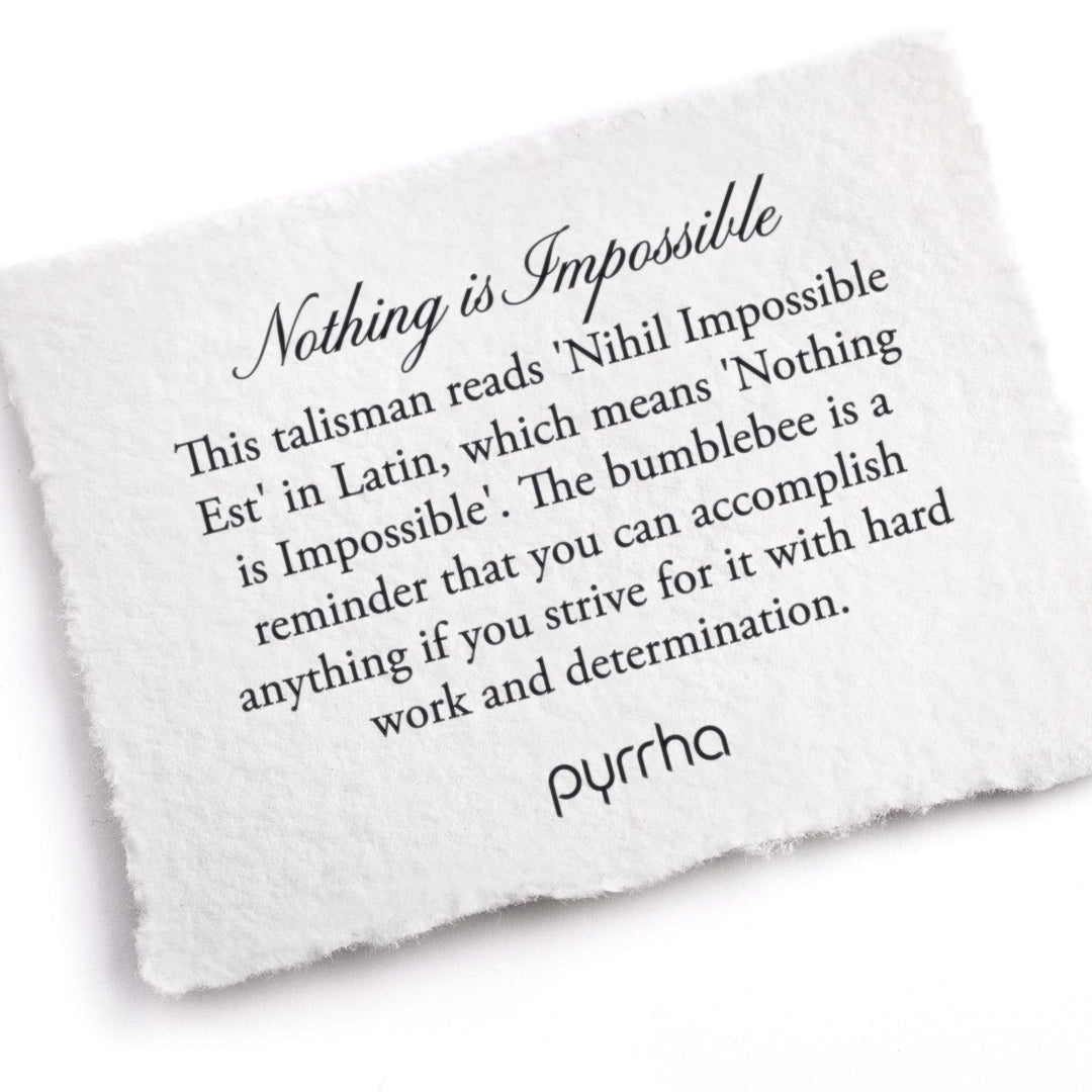 NOTHING IS IMPOSSIBLE NECKLACE - PYRRHA