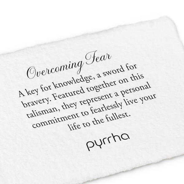 OVERCOMING FEAR NECKLACE - PYRRHA