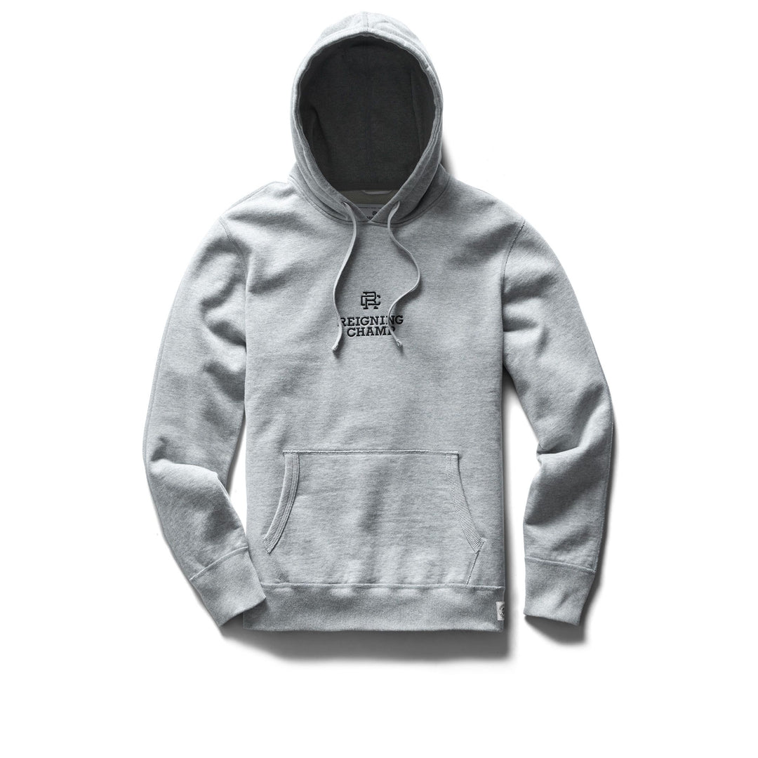 TERRY LOCK UP PULLOVER HOODIE (GREY) - REIGNING CHAMP