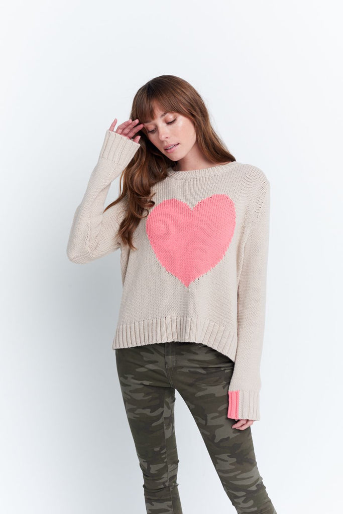 MAD LOVE SWEATER (NATURAL) - LISA TODD
