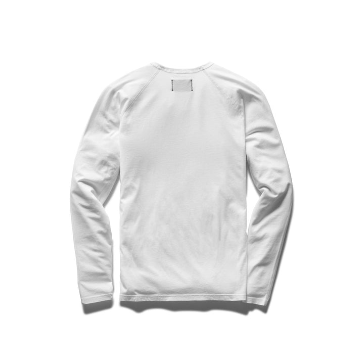 JERSEY LONG SLEEVE CREWNECK (WHITE) - REIGNING CHAMP