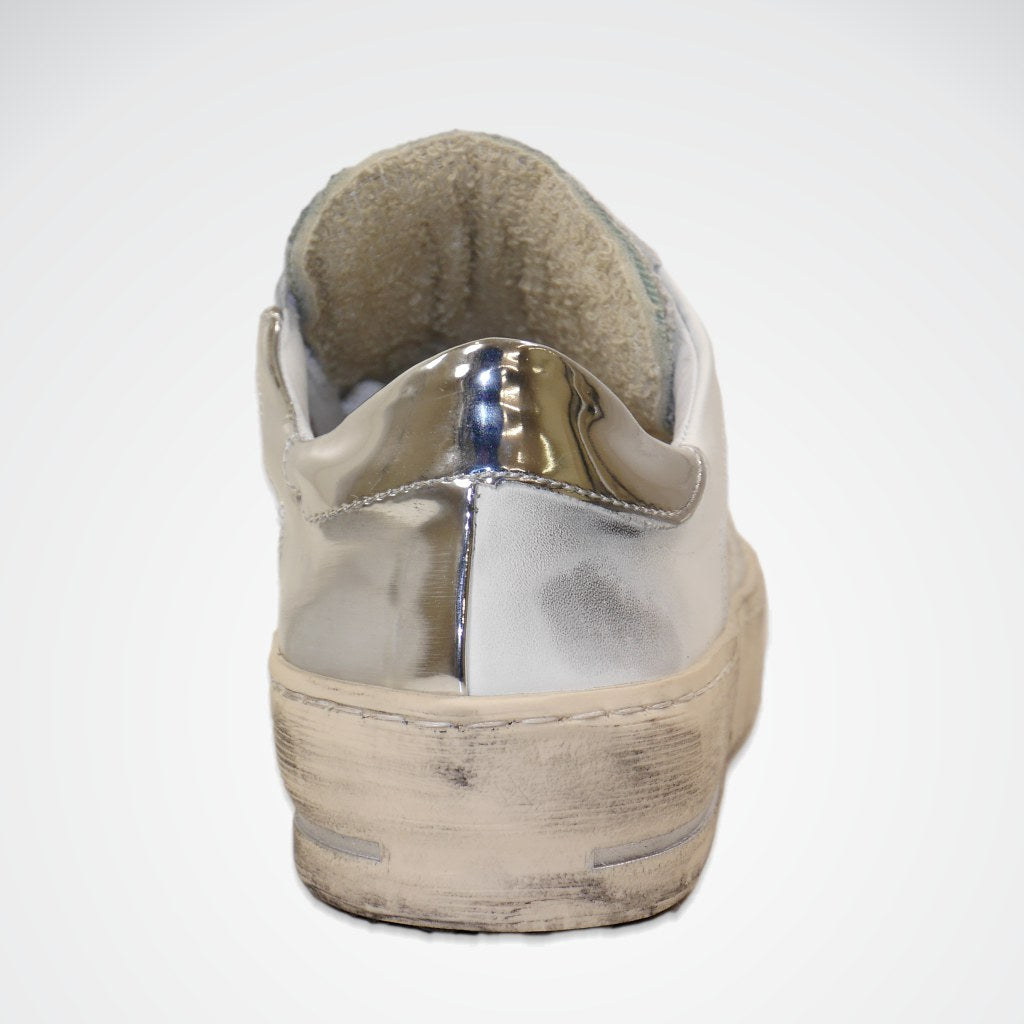 MESH ZEBRA STRIPE SILVER SNEAKER - PIRANHA