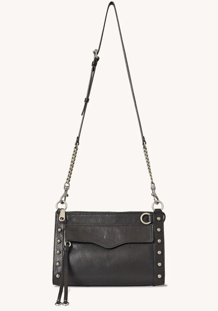 MAB STUD CROSSBODY (BLACK) - REBECCA MINKOFF